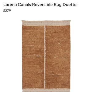 Pottery Barn Lorena Canals reversible runner rug 2’7” x 7’6”